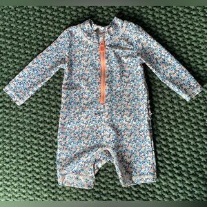 Long sleeved baby swimsuit